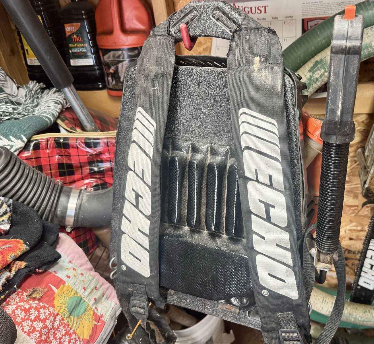 ECHO PB-500H Backpack Leaf Blower - Powerful 50.8cc 2-Stroke Engine, Used, Good Condition