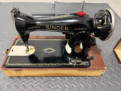 Antique singer sewing machine