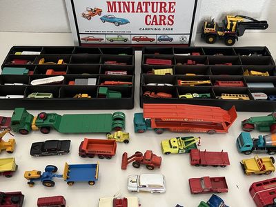 Vintage Lesney Matchbox Cars & Case