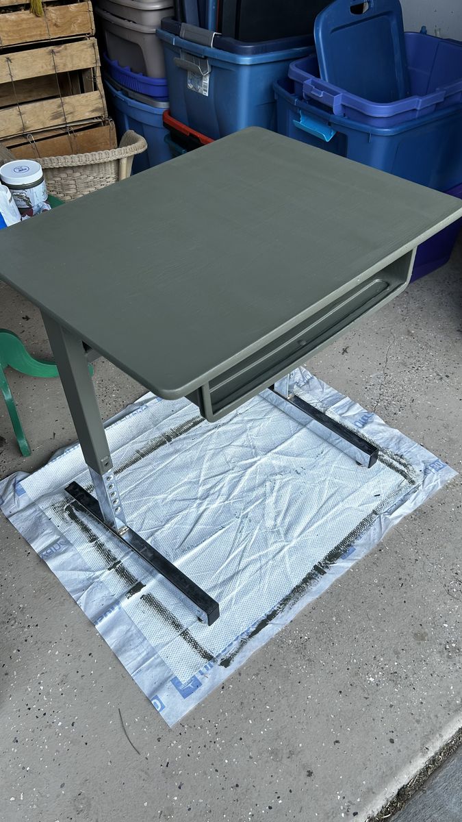 Cool Vintage Old School Desk