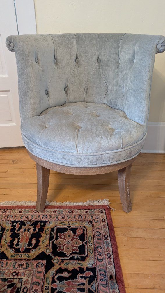 Plush Swivel Chair