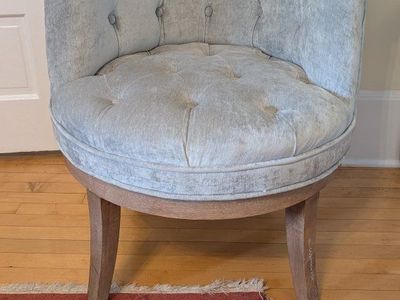 Plush Swivel Chair