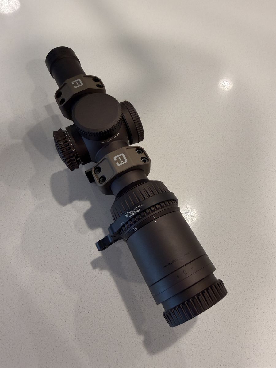 Vortex Razor HD Gen II-E 1-6×24 JM-1 BDC LPVO w/Badger Ordnance Mount