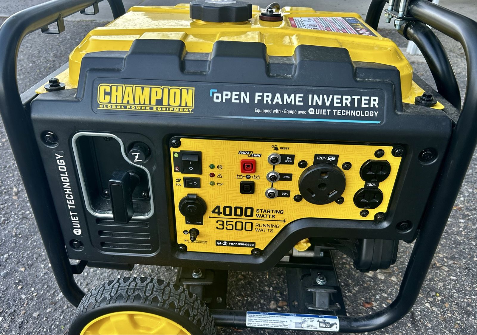 Champion 4000 Watt Open Frame Generator