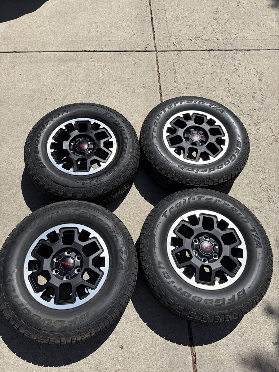 2026 Tacoma TRD off road wheels and BFG 265/70R17 Trail - Terrain