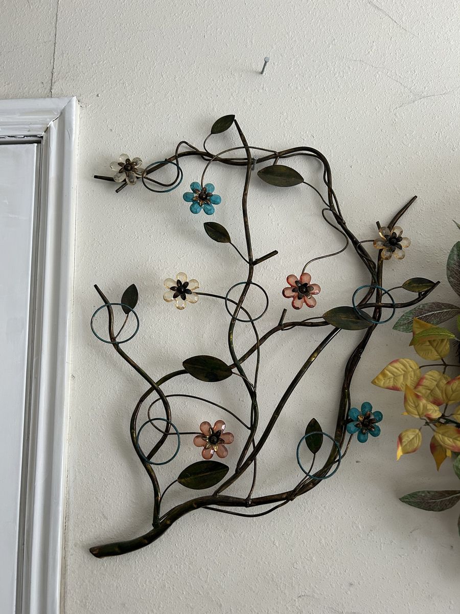 Metal Wall Decor- inside or outside - 2 matching