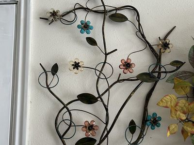 Metal Wall Decor- inside or outside - 2 matching