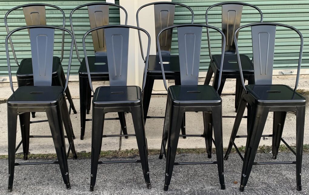 GORGEOUS SET OF 8 CHAIRS