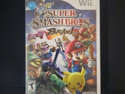 Super Smash Bros. Brawl Nintendo Wii 2008 Complete