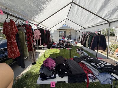 Yard Sale Clothing Assorted Styles and Sizes