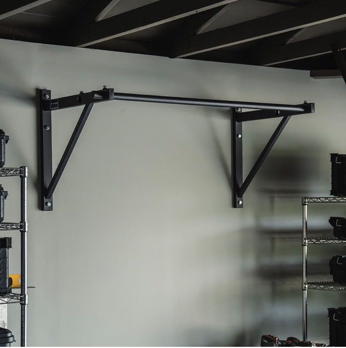 Titan Fitness Wall Mounted Pull Up Bar