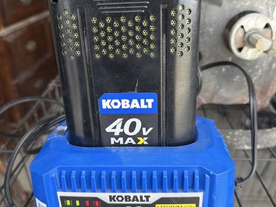 Kobalt 40v lithium ion battery and charger