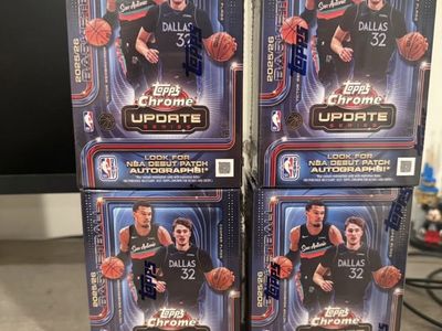 2025/26 Topps Chrome Update Series Basketball Trading Card Blaster Boxes