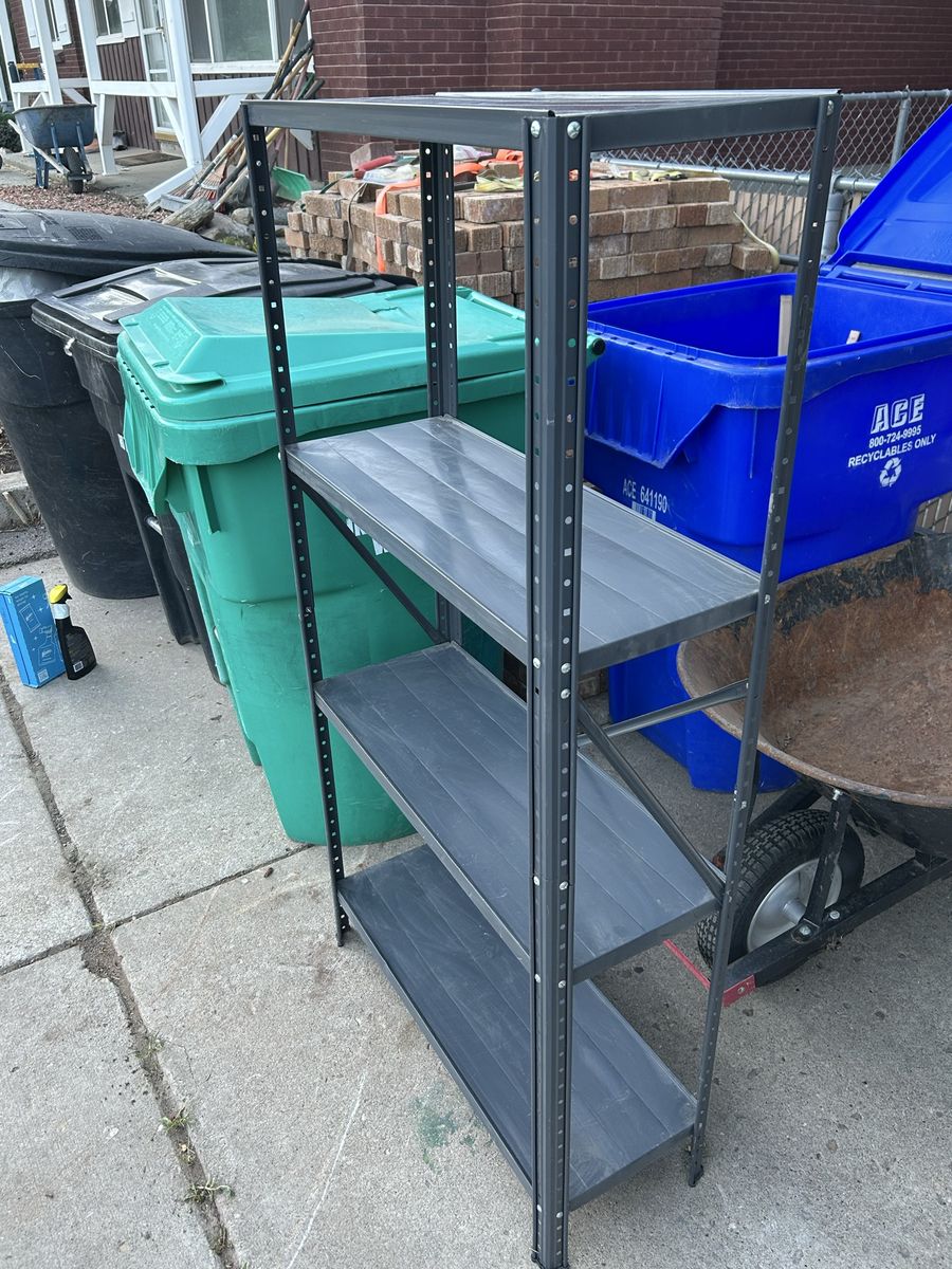 Metal shelf