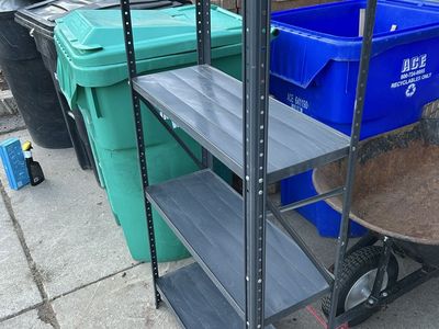 Metal shelf