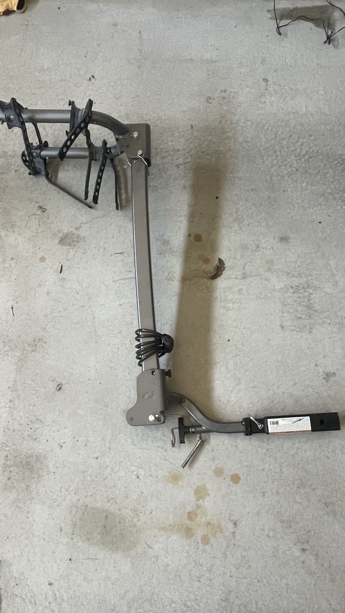 Kuat Beta 2-Bike Hitch Mount Rack - Gray, 1.25” w/ 2” Hitch Adapter