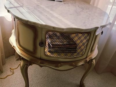 Vintage French accent side table