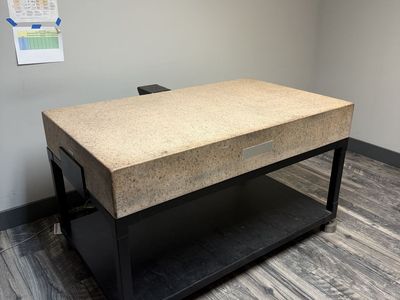 Starrett 36x60 Precision Granite Surface Plate w/ Stand - Grade A
