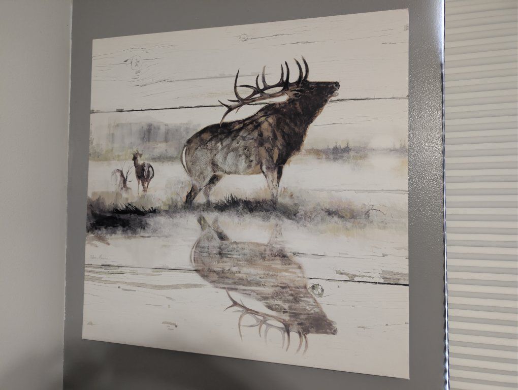 rustic mule canvas print 32x32 located in Roy