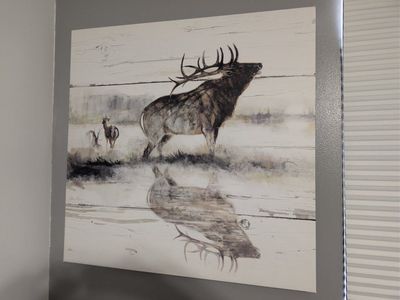 rustic mule canvas print 32x32 located in Roy