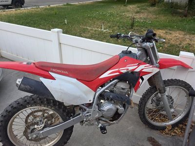 Honda CRF 250F Dirt Bike - Red/White, Used Condition