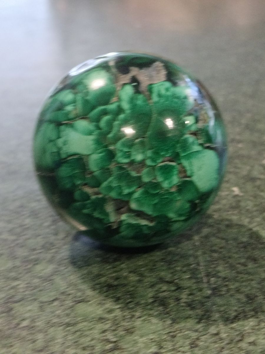 Malachite sphere