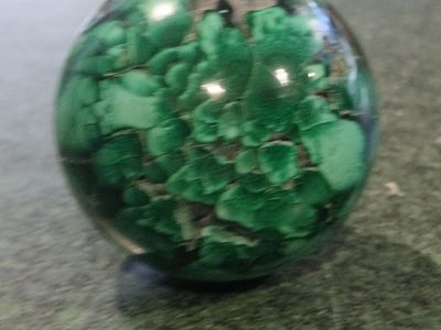 Malachite sphere