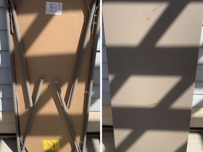 Folding card table 48x20