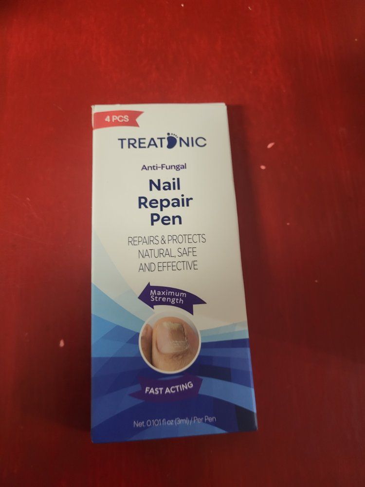 TREATONIC Anti-Fungal Nail Repair Pen - Maximum Strength, Fast Acting (4 Pens, 0.101 fl o