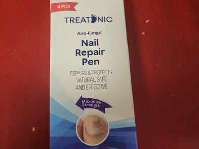 TREATONIC Anti-Fungal Nail Repair Pen - Maximum Strength, Fast Acting (4 Pens, 0.101 fl o