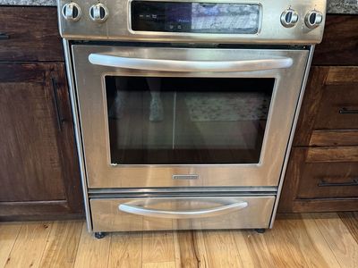 KitchenAid stainless-steel gas range