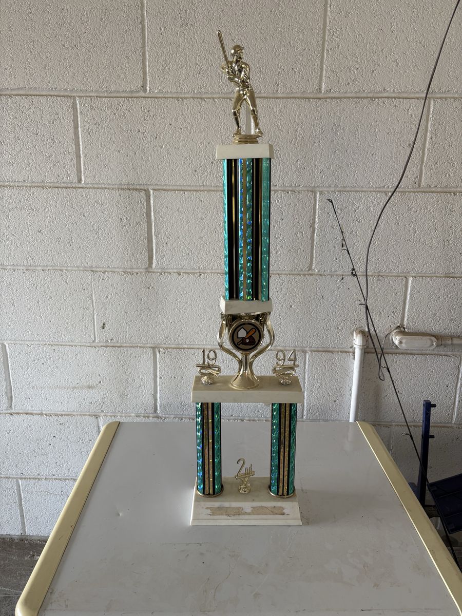 Large baseball trophy 