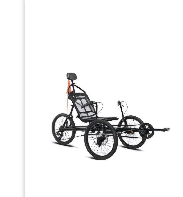 Kent 20" Cavalier Recumbent 3-Wheel Bike / Trike - Black