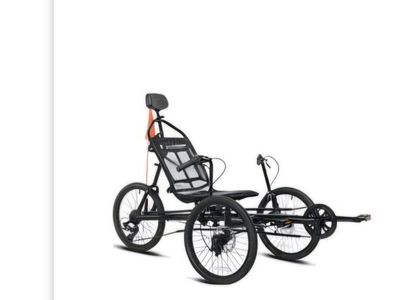 Kent 20" Cavalier Recumbent 3-Wheel Bike / Trike - Black