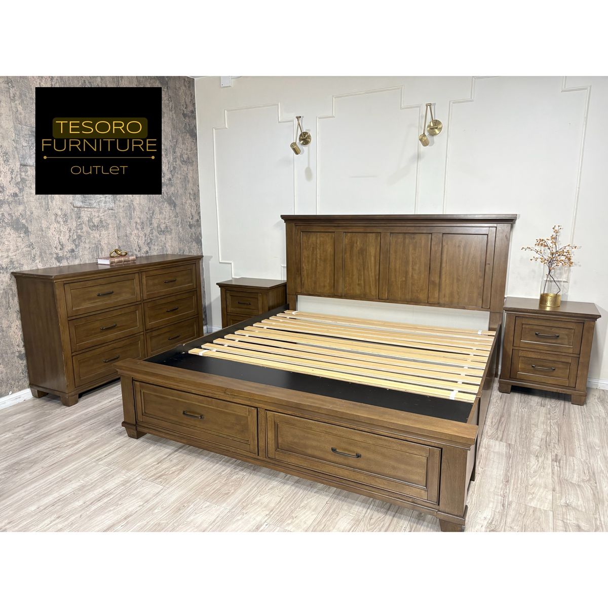 PIERSON KING BEDROOM SET WE OFFER DELIVERY