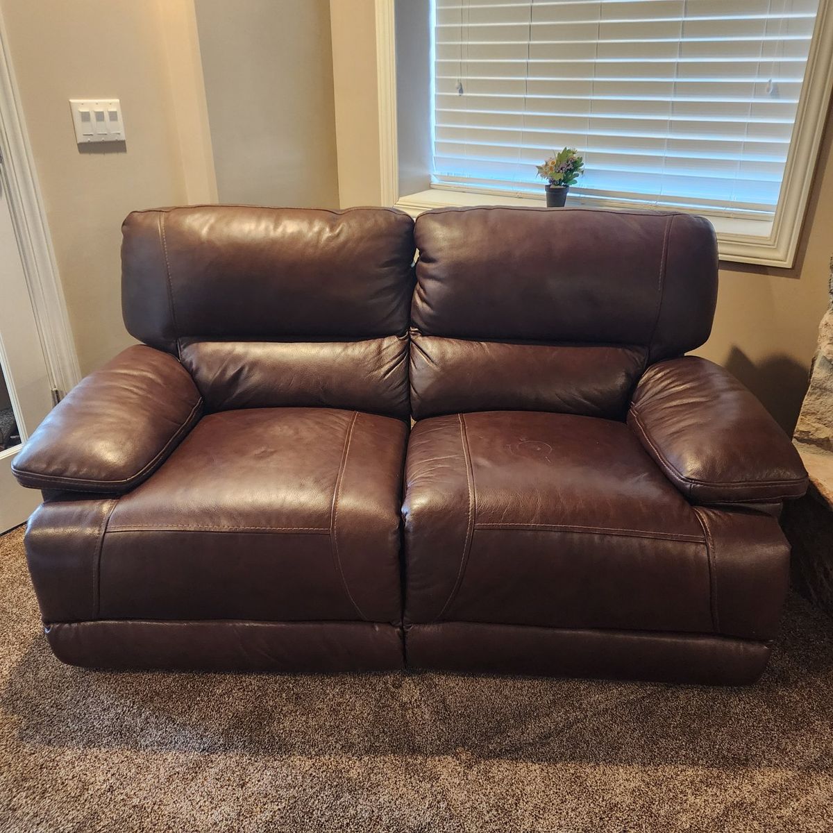 leather couch