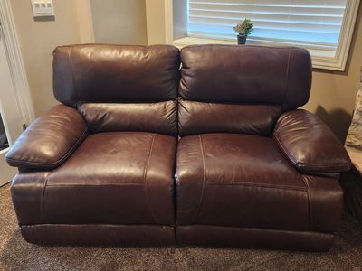 leather couch