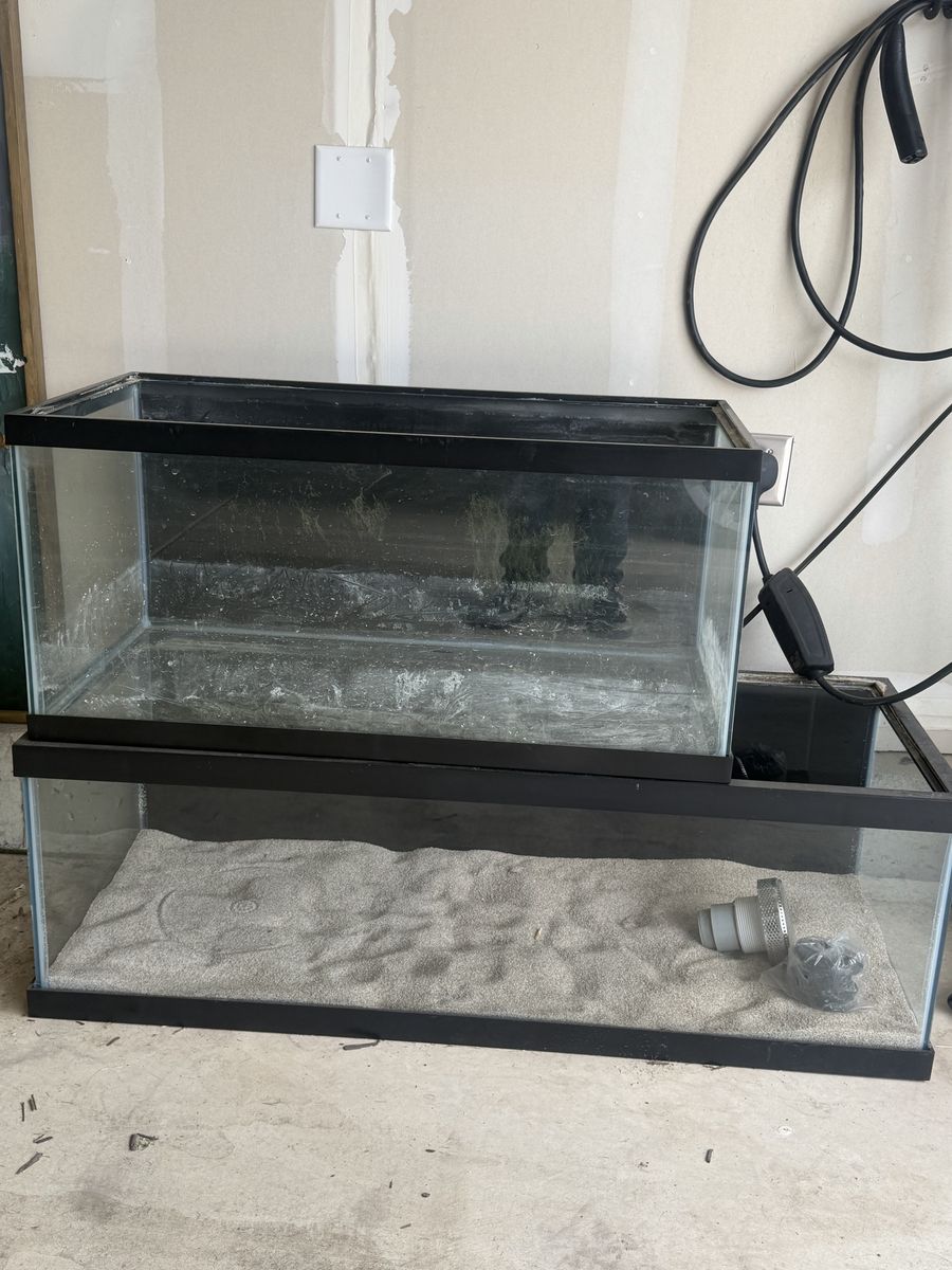 60 gallon and 40 gallon 