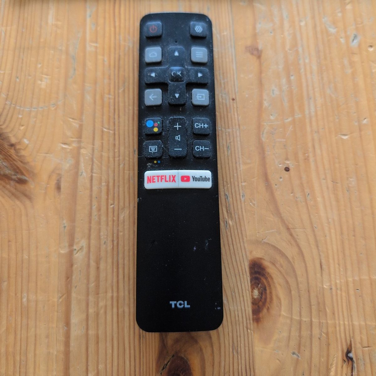 TCL Android Google TV remote control