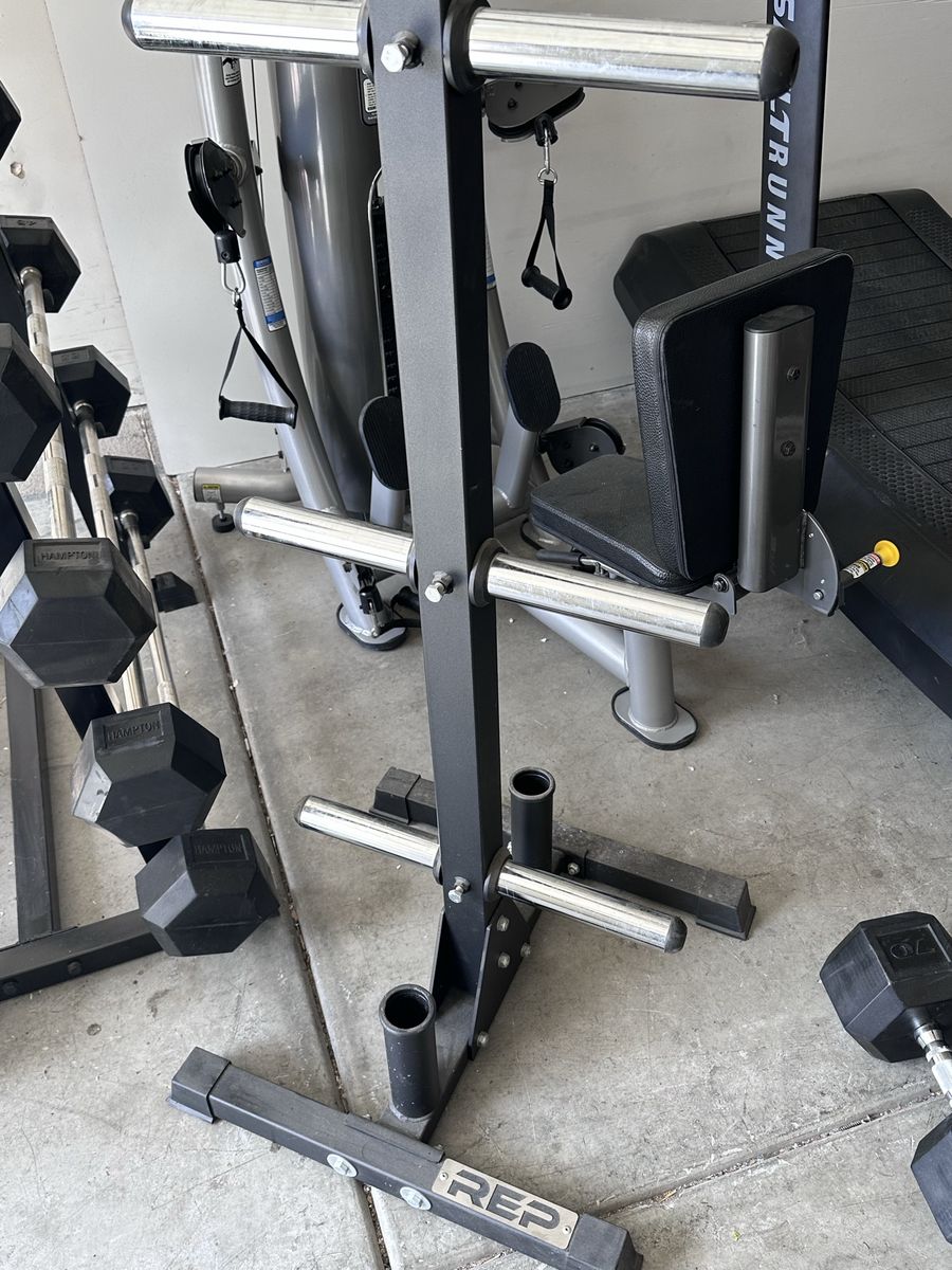 Rep Fitness Olympic Bar & Weight Plate Tree