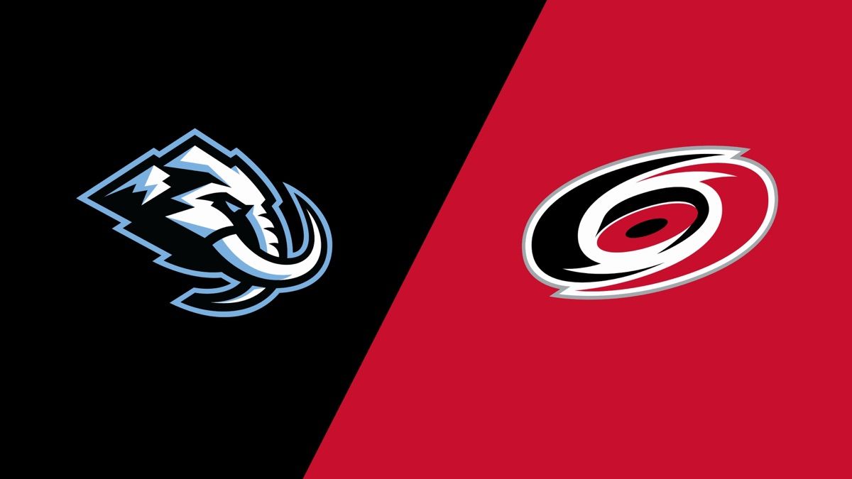 Utah Mammoth Carolina Hurricanes ROW 1 $300/Pair