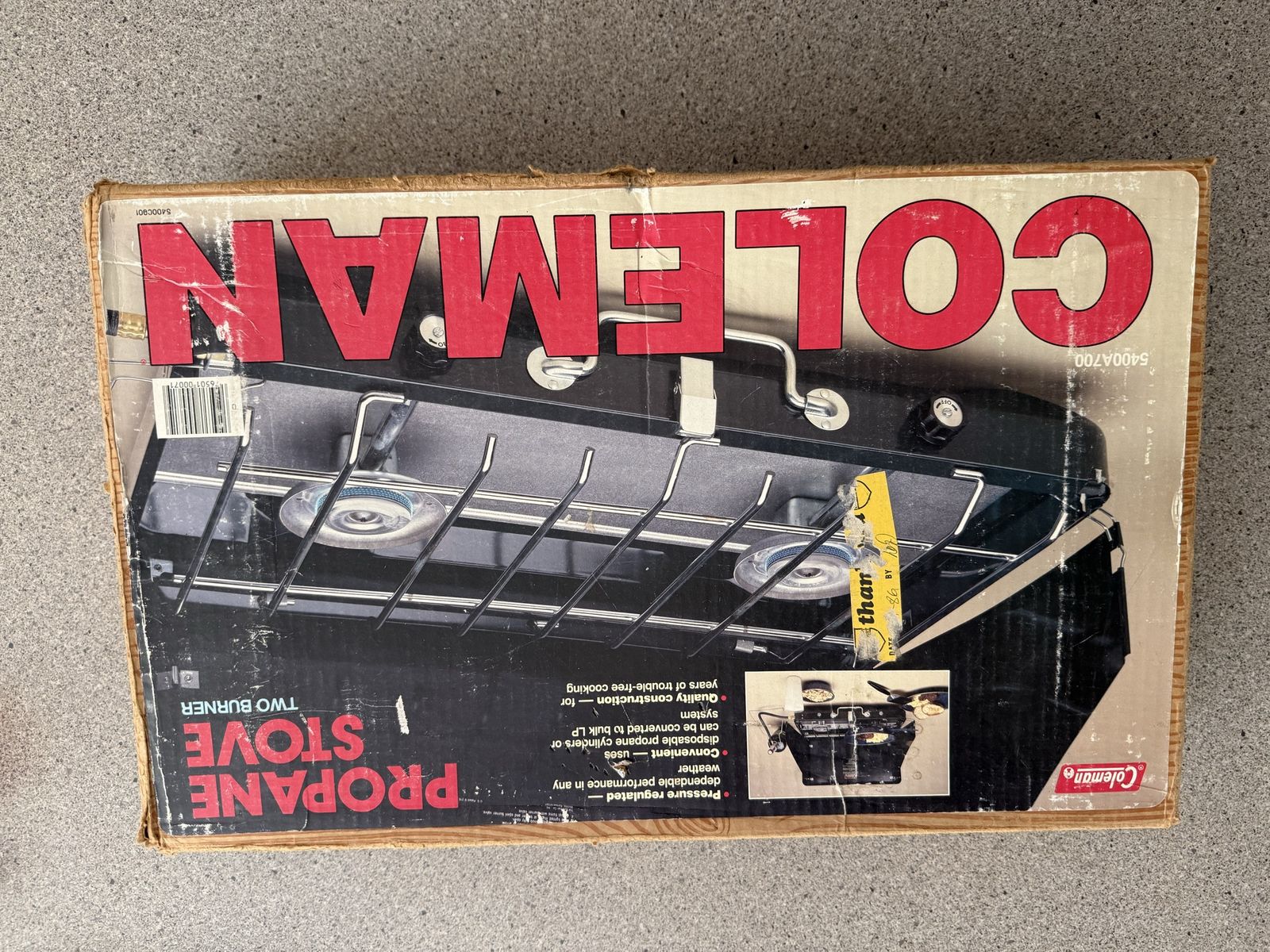 Coleman 5400A700 Tabletop 2-Burner Propane Camp Stove - Used, Original Box