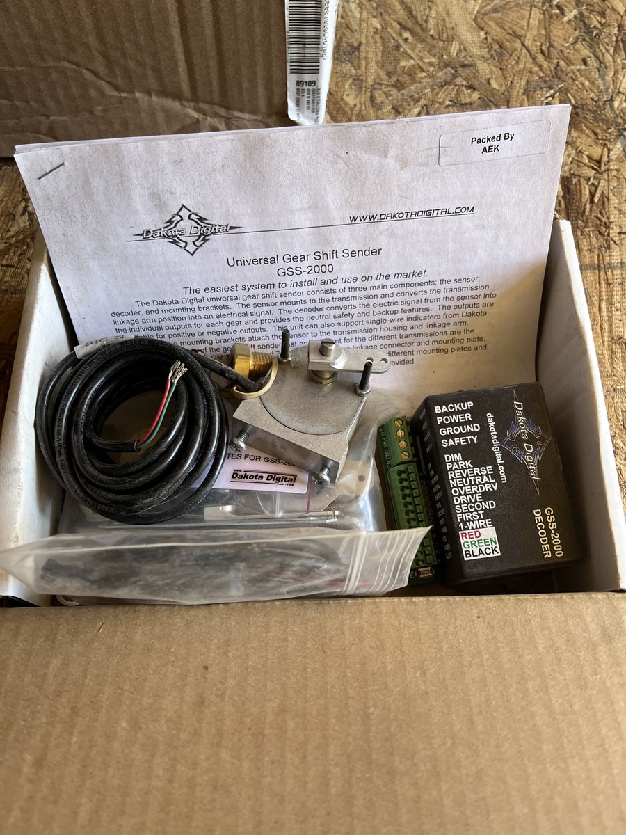 New Dakota digital gear shift sender