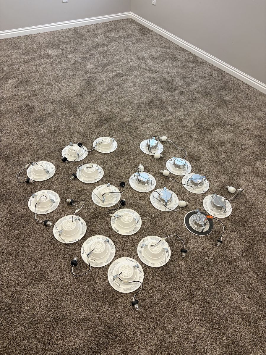 (18) 5” or 6” Recessed Retrofit Down Lights
