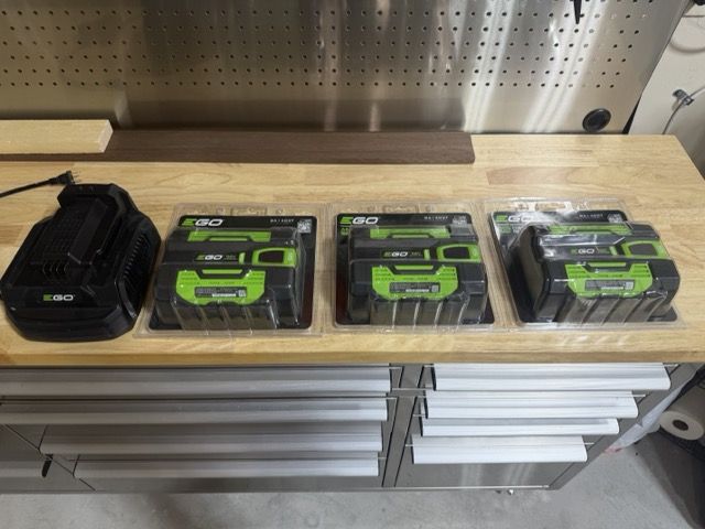 EGO Power+ 56V Batteries and Charger Lot