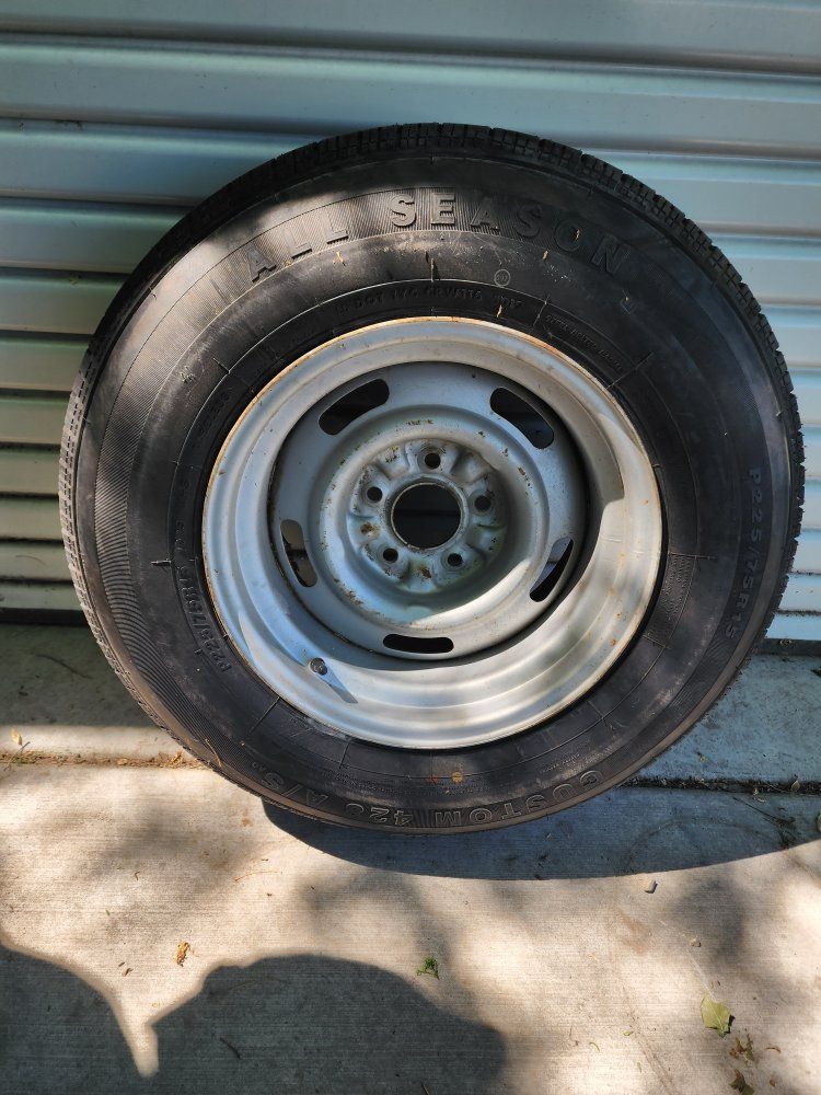 Spare tire & wheel 80's Corvette 5x4 3/4