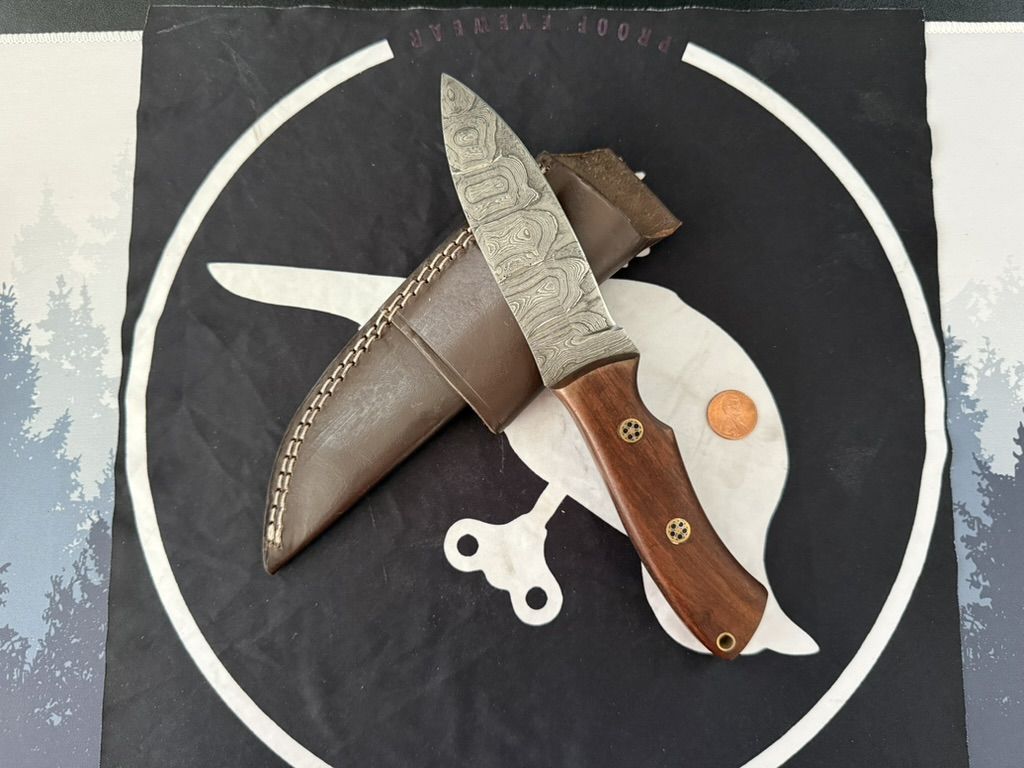 Damascus Hunting Knife