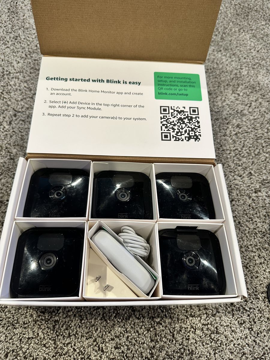 Blink Outdoor 3rd Gen – 5 Camera Security System + Sync Module 2