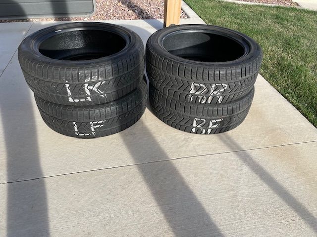 Winter Tires Used 1 year