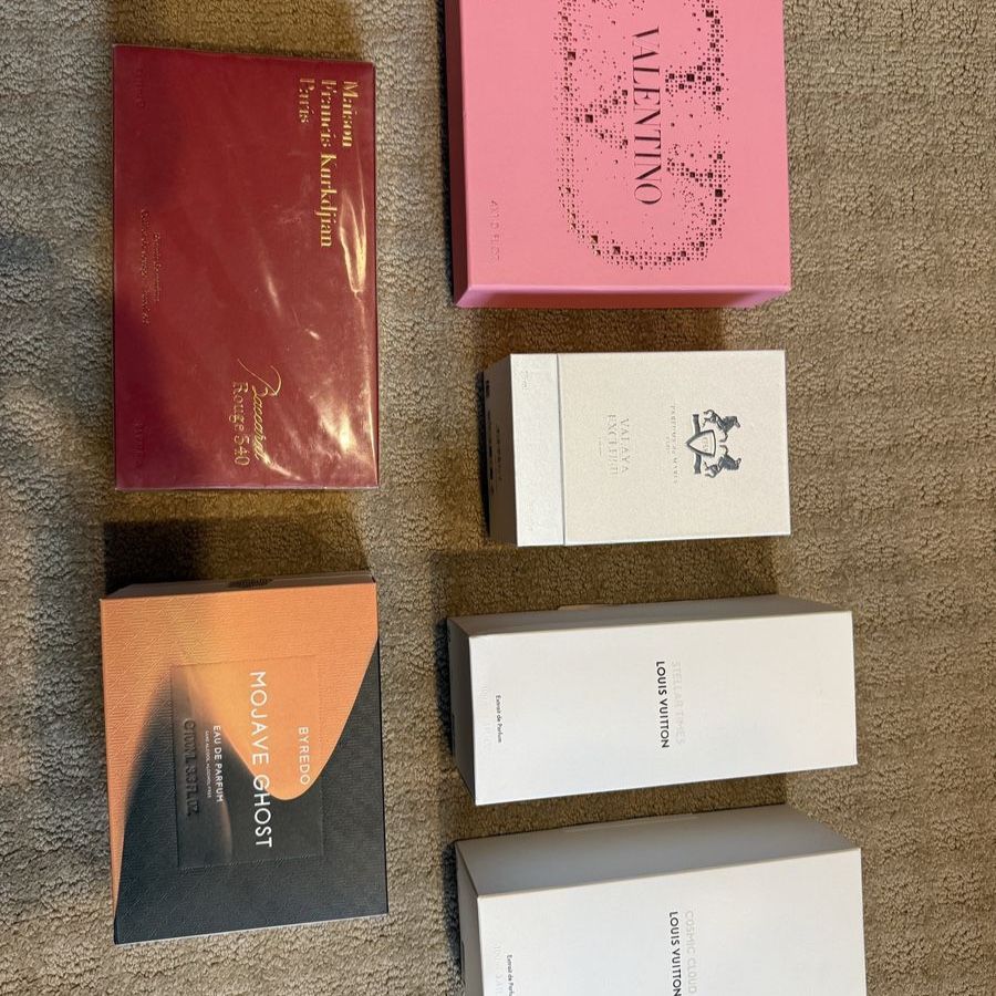 Perfumes and a cologne